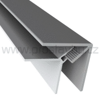 Rohový profil vnější/vnitřní 2-dílný KERRAFRONT FS-222 - 06 šedá (Grey) /3 m