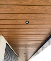 stresni podhled prostavbu soffit infratop SV 09 panel 56 zlaty dub ukazka 01