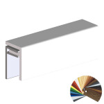 Ukončovací/lemovací profil 2-dílný univerzální UNI V2115 - 0000 ostatní fólie /3 m