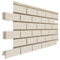 Fasádní obklad - panel NOVIK Hand Laid Brick HL100 - 112 White Blend /0,472 m2