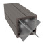 Plotový sloupek WPC - Duofuse DF1P90 - WB hnědá wenge /2,1 m